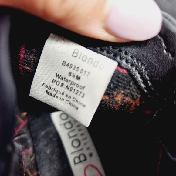 Blondo black waterproof  ankle booties size 6.5 - Picture 9 of 14